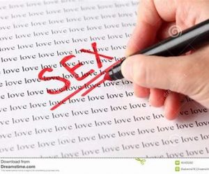 El sexo en la escritura vale.