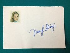 el análisis grafológico de Meryl Streep habla de sinceridad