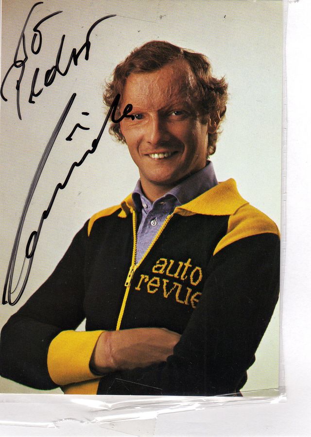 El análisis grafológico de Niki Lauda es líder.